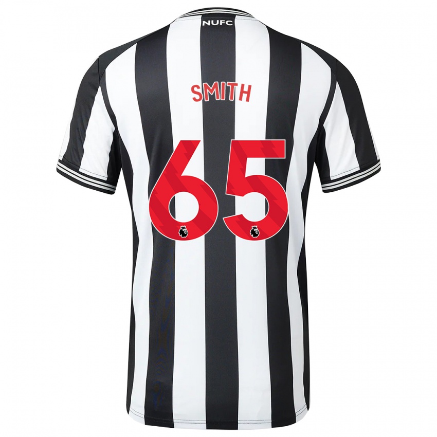 Herren Jude Smith #65 Schwarz-Weiss Heimtrikot Trikot 2023/24 T-Shirt Österreich