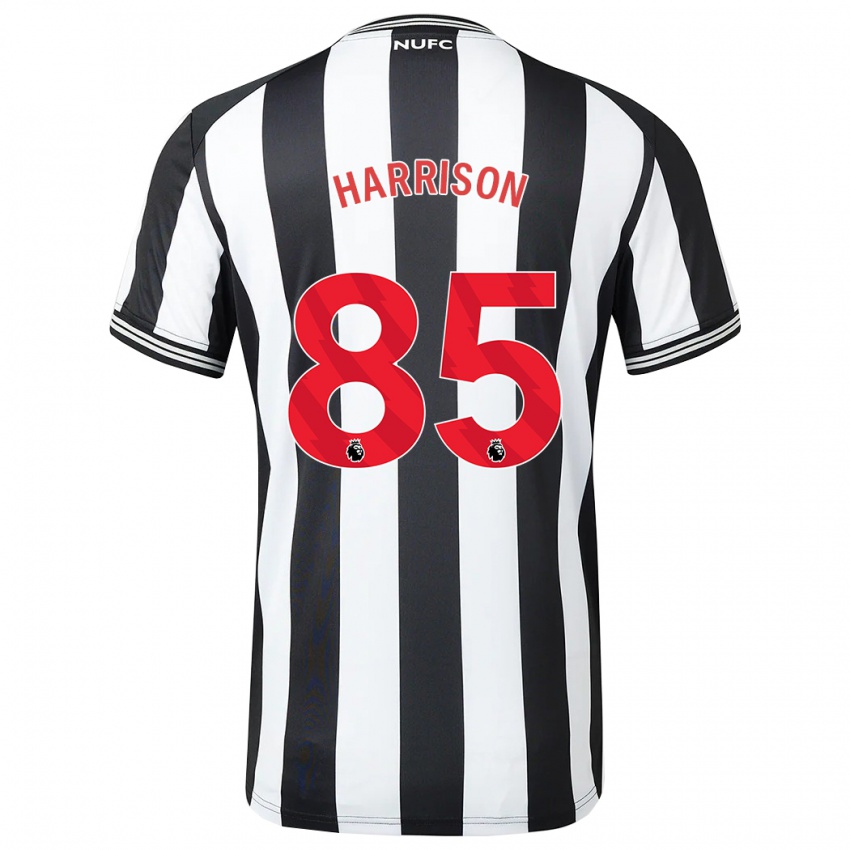 Herren Adam Harrison #85 Schwarz-Weiss Heimtrikot Trikot 2023/24 T-Shirt Österreich