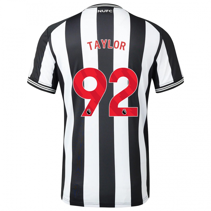 Herren Matthew Taylor #92 Schwarz-Weiss Heimtrikot Trikot 2023/24 T-Shirt Österreich