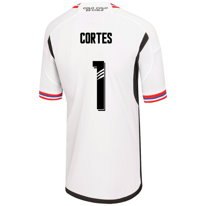 Herren Brayan Cortés #1 Weiß Heimtrikot Trikot 2023/24 T-Shirt Österreich