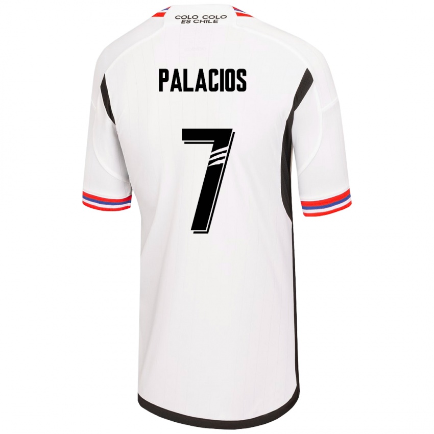 Herren Carlos Palacios #7 Weiß Heimtrikot Trikot 2023/24 T-Shirt Österreich