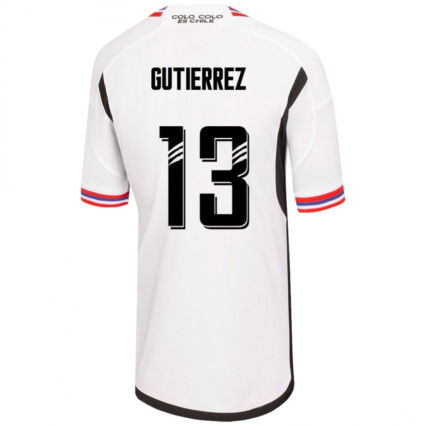 Herren Bruno Gutiérrez #13 Weiß Heimtrikot Trikot 2023/24 T-Shirt Österreich