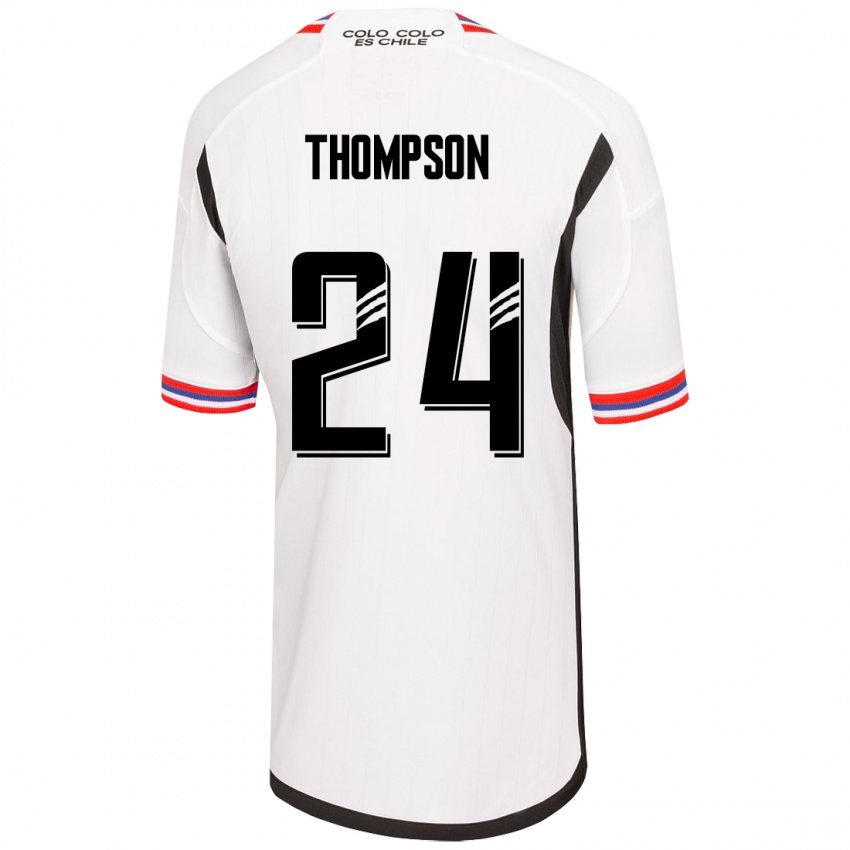 Herren Jordhy Thompson #24 Weiß Heimtrikot Trikot 2023/24 T-Shirt Österreich