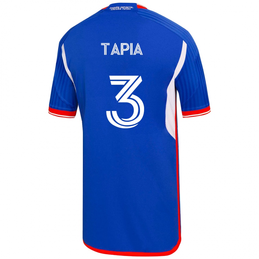 Herren Ignacio Tapia #3 Blau Heimtrikot Trikot 2023/24 T-Shirt Österreich