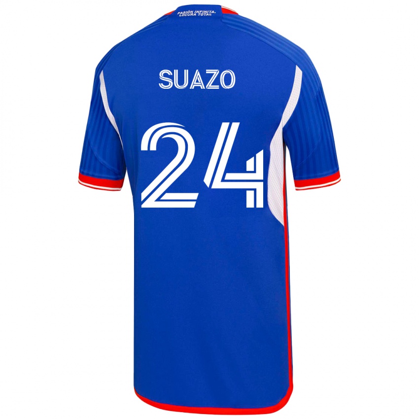 Herren Arantza Suazo #24 Blau Heimtrikot Trikot 2023/24 T-Shirt Österreich