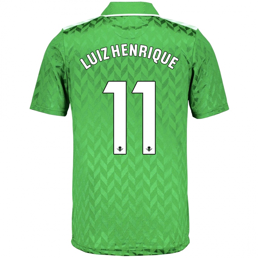 Herren Luiz Henrique #11 Grün Auswärtstrikot Trikot 2023/24 T-Shirt Österreich