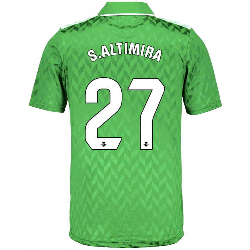 Herren Sergi Altimira #27 Grün Auswärtstrikot Trikot 2023/24 T-Shirt Österreich