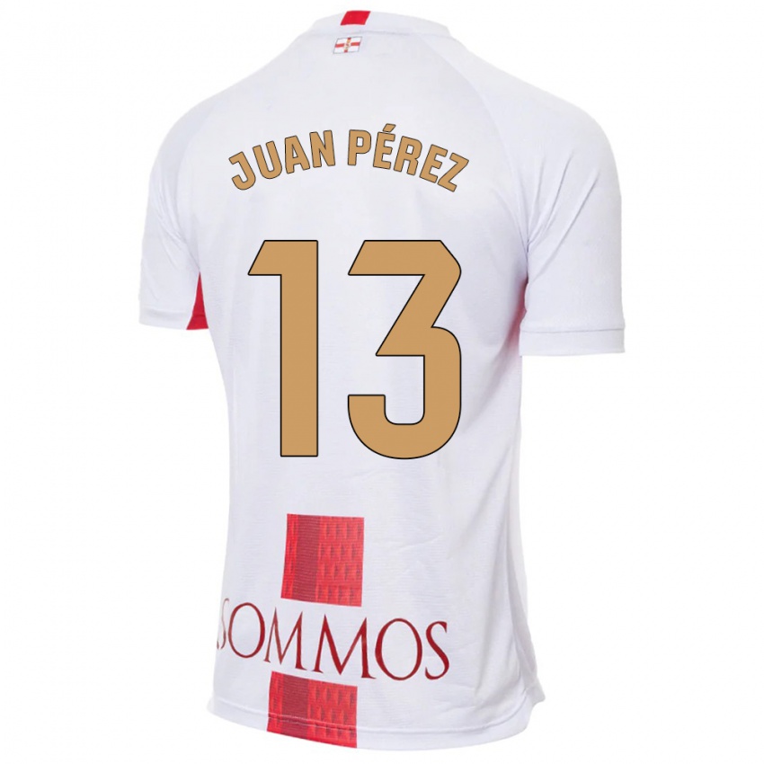 Herren Juan Pérez #13 Weiß Auswärtstrikot Trikot 2023/24 T-Shirt Österreich