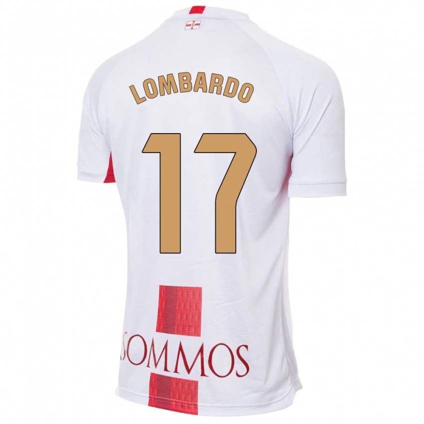 Herren Enzo Lombardo #17 Weiß Auswärtstrikot Trikot 2023/24 T-Shirt Österreich
