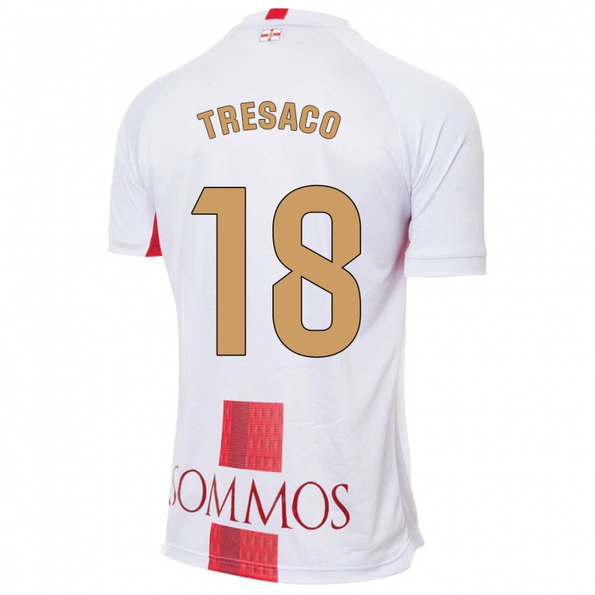 Herren Rafa Tresaco #18 Weiß Auswärtstrikot Trikot 2023/24 T-Shirt Österreich