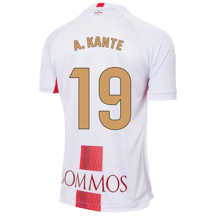 Herren Abou Kanté #19 Weiß Auswärtstrikot Trikot 2023/24 T-Shirt Österreich