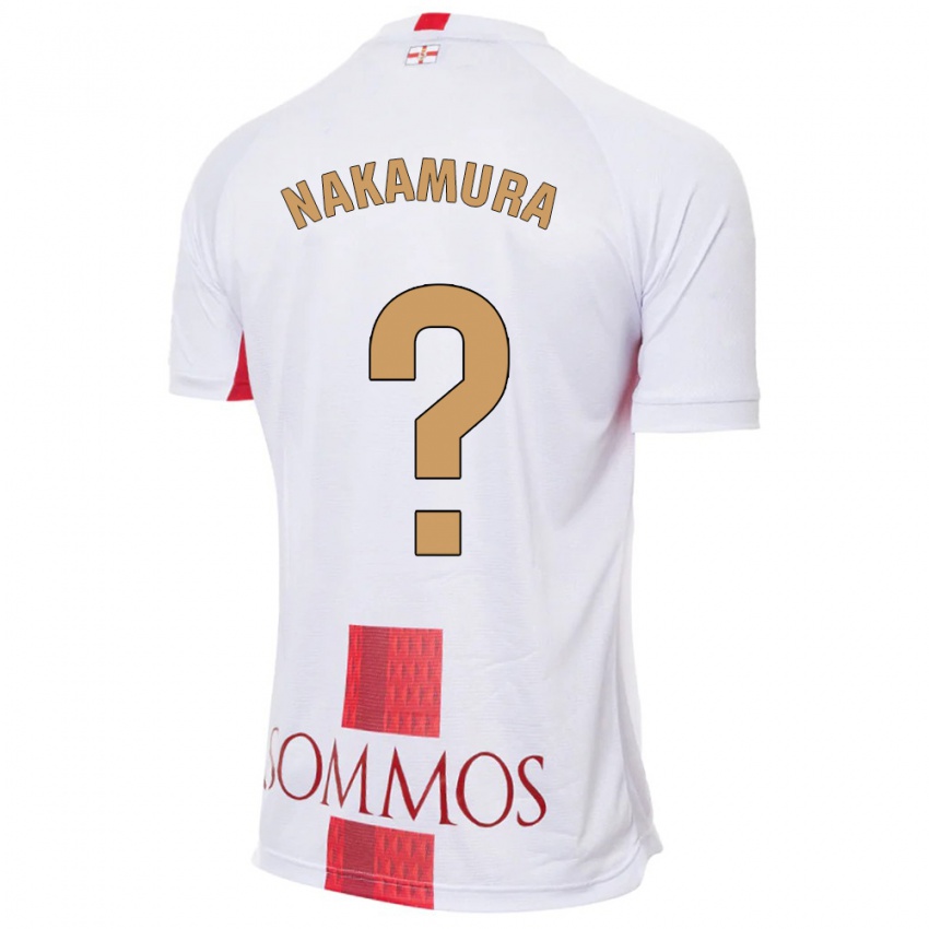 Herren Togo Nakamura #0 Weiß Auswärtstrikot Trikot 2023/24 T-Shirt Österreich