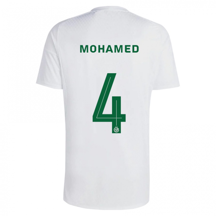 Herren Ali Mohamed #4 Grün Blau Auswärtstrikot Trikot 2023/24 T-Shirt Österreich