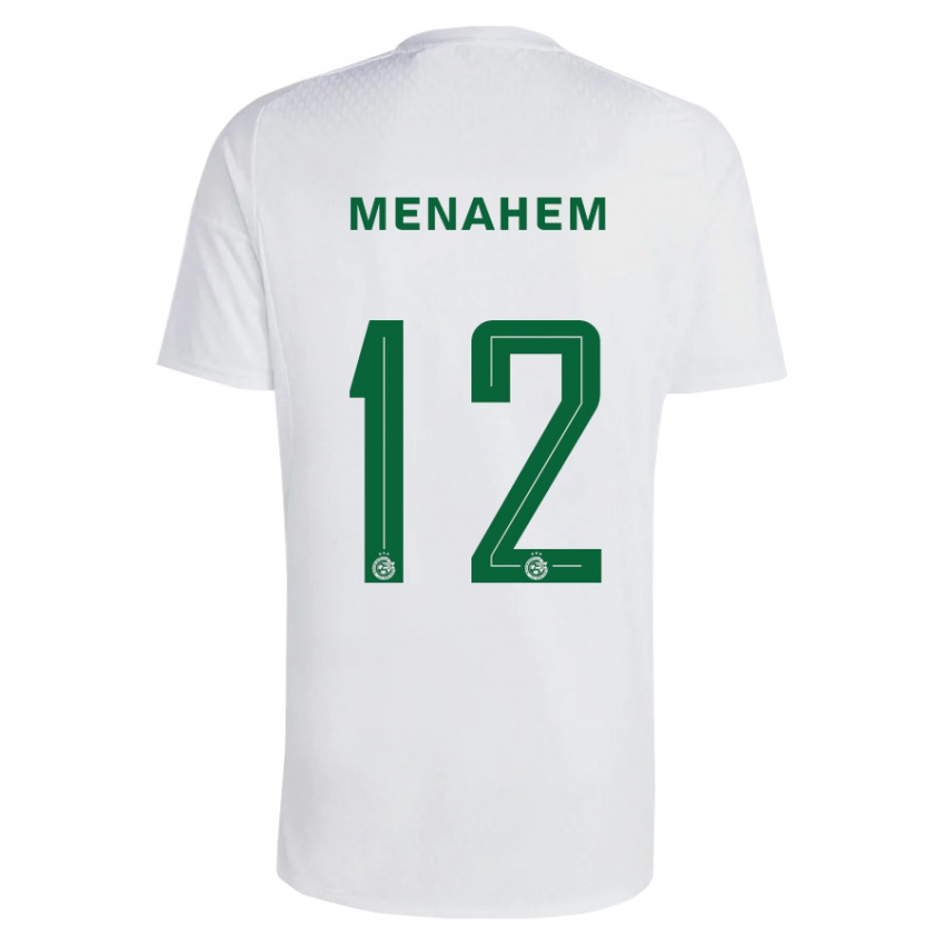 Herren Sun Menahem #12 Grün Blau Auswärtstrikot Trikot 2023/24 T-Shirt Österreich