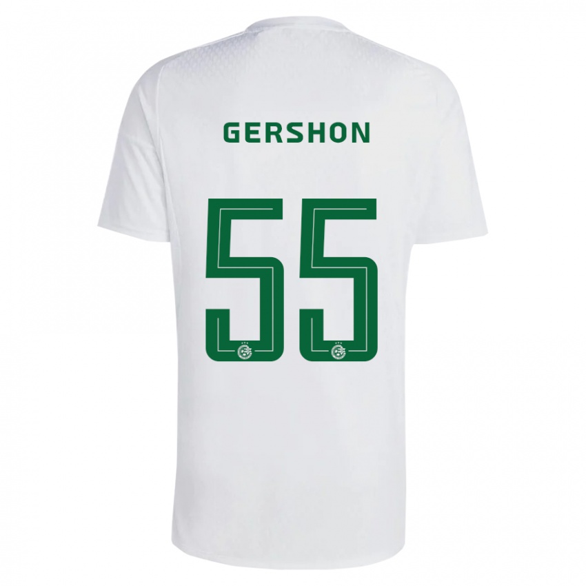 Herren Rami Gershon #55 Grün Blau Auswärtstrikot Trikot 2023/24 T-Shirt Österreich