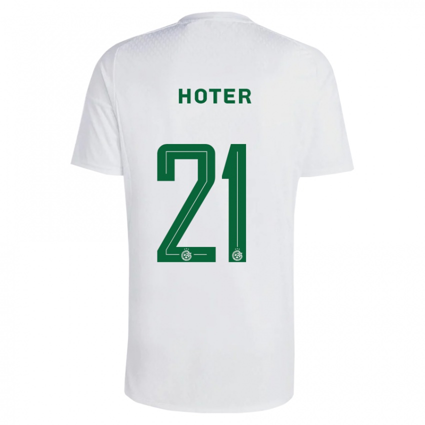 Herren Tavor Hoter #21 Grün Blau Auswärtstrikot Trikot 2023/24 T-Shirt Österreich