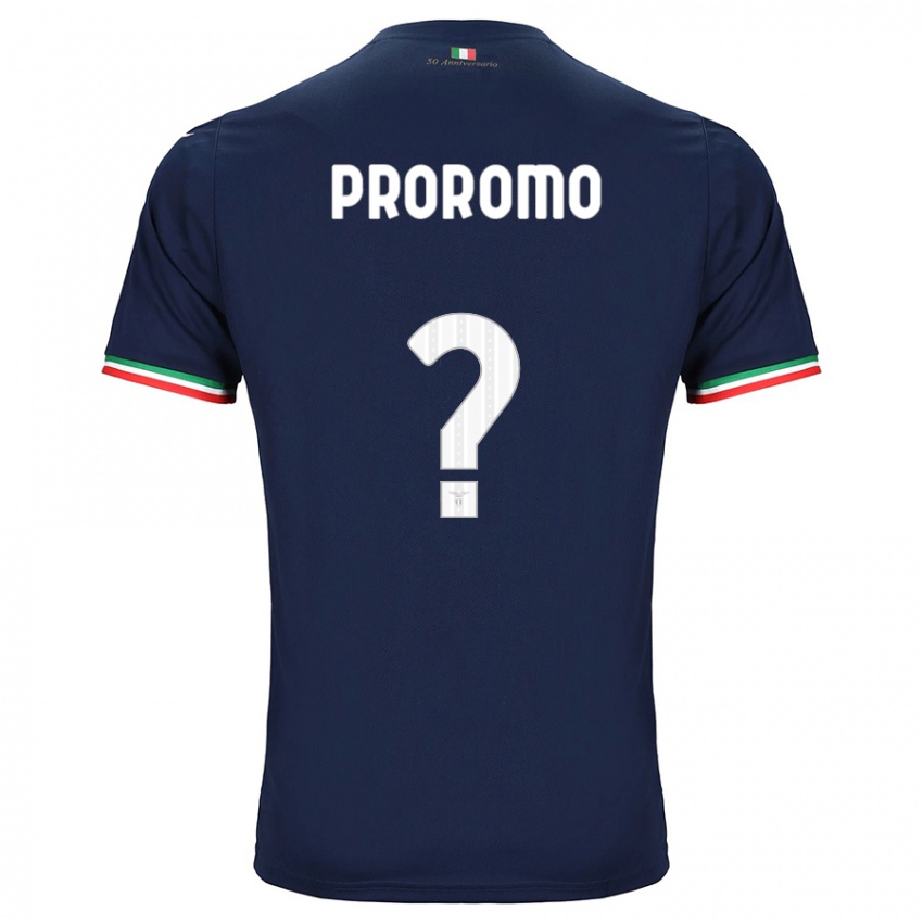 Herren Tommaso Proromo #0 Marine Auswärtstrikot Trikot 2023/24 T-Shirt Österreich