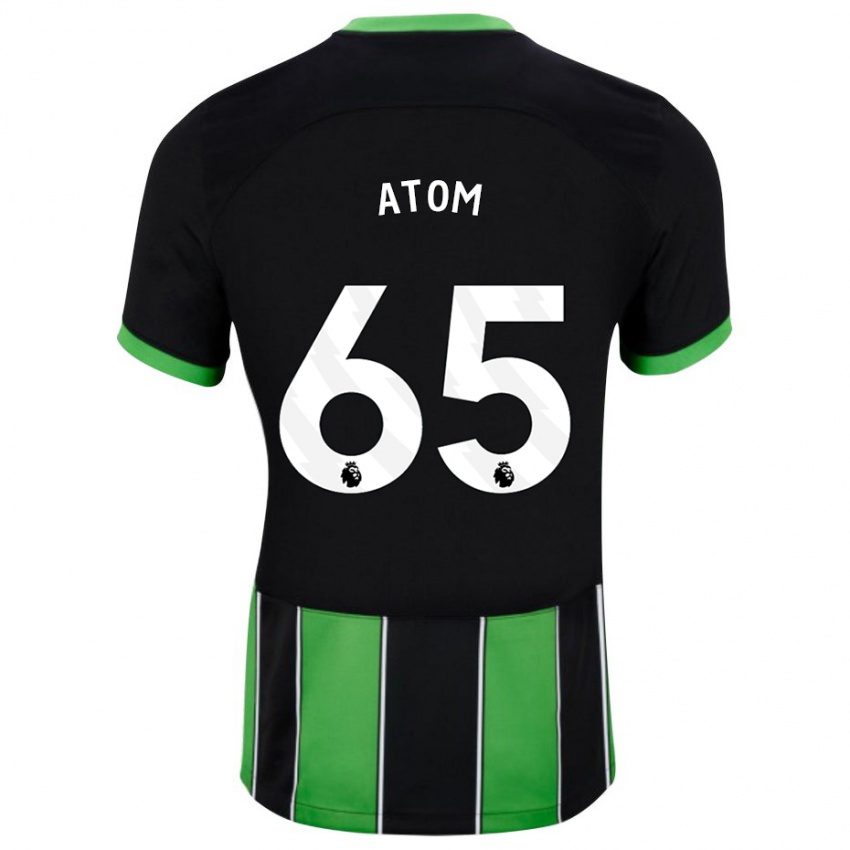 Herren Noel Atom #65 Schwarz Grün Auswärtstrikot Trikot 2023/24 T-Shirt Österreich