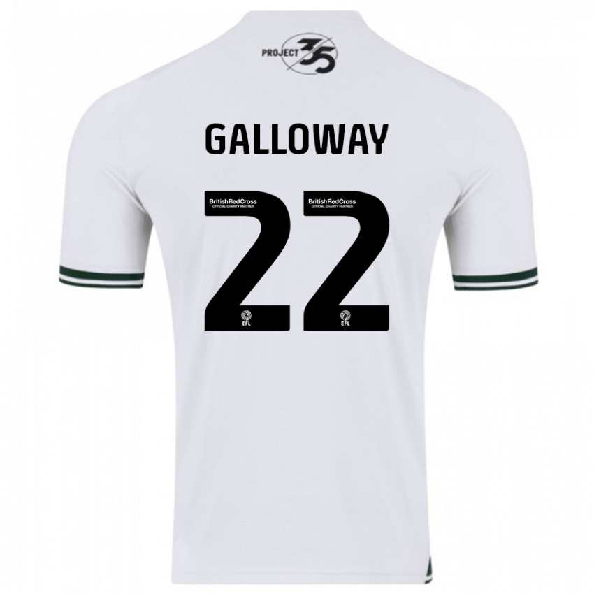 Herren Brendan Galloway #22 Weiß Auswärtstrikot Trikot 2023/24 T-Shirt Österreich