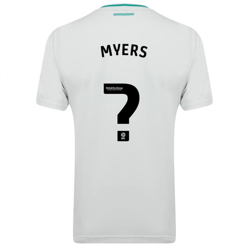 Herren Tevin Myers #0 Weiß Auswärtstrikot Trikot 2023/24 T-Shirt Österreich