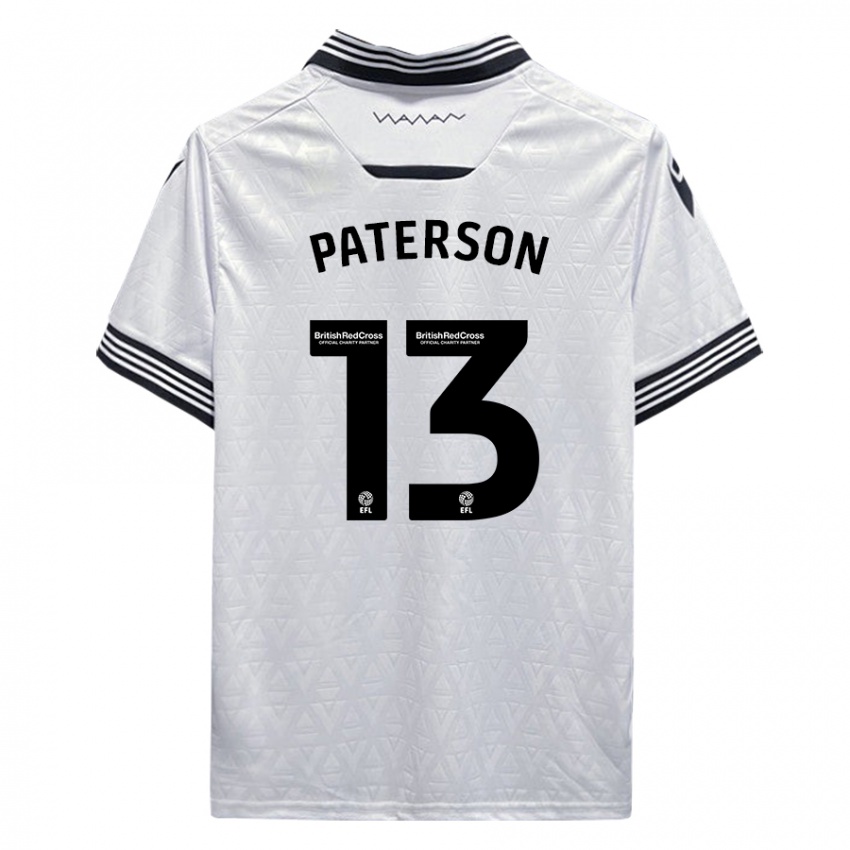 Herren Callum Paterson #13 Weiß Auswärtstrikot Trikot 2023/24 T-Shirt Österreich