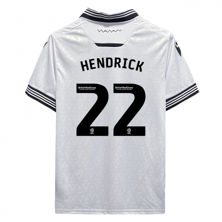 Herren Jeff Hendrick #22 Weiß Auswärtstrikot Trikot 2023/24 T-Shirt Österreich