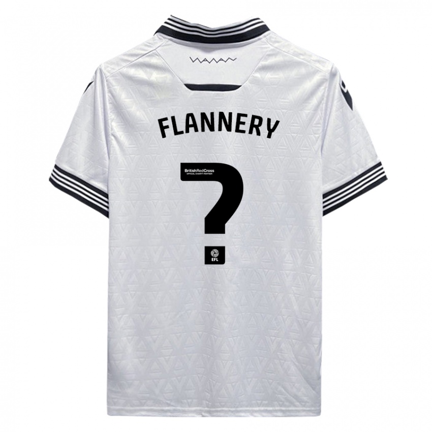 Herren Cian Flannery #0 Weiß Auswärtstrikot Trikot 2023/24 T-Shirt Österreich