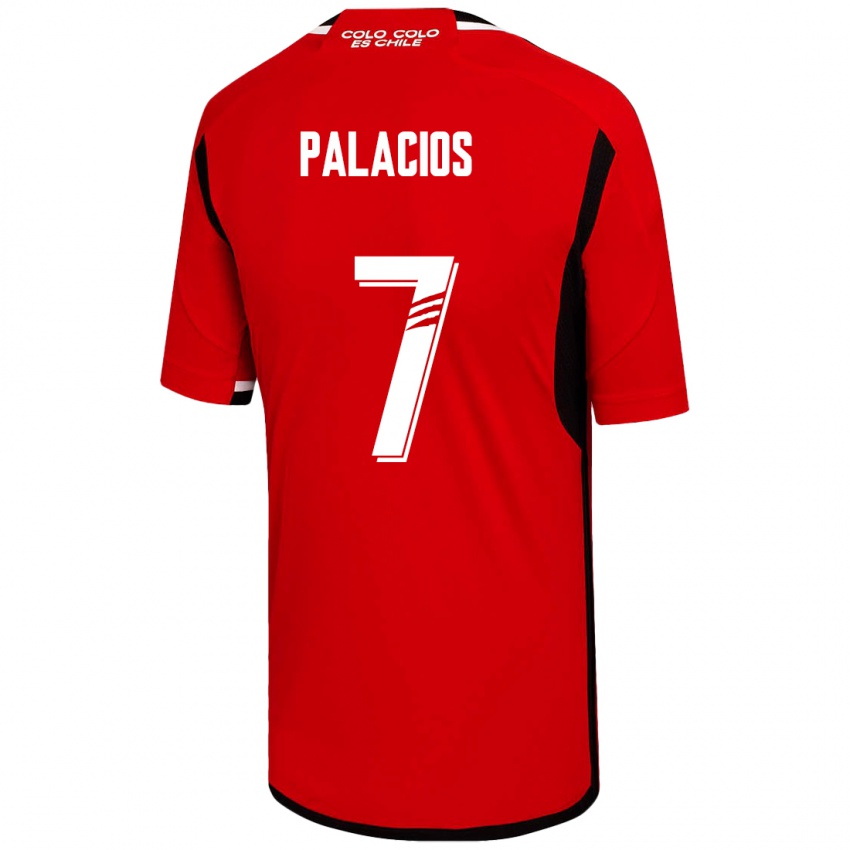 Herren Carlos Palacios #7 Rot Auswärtstrikot Trikot 2023/24 T-Shirt Österreich