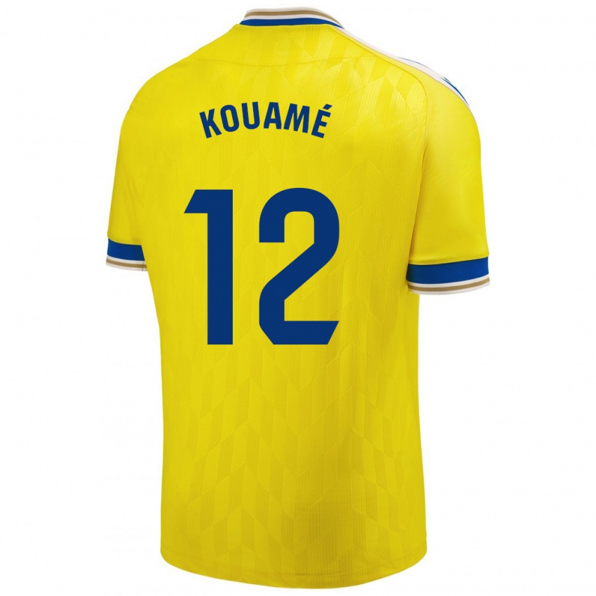 Damen Rominigue Kouamé #12 Gelb Heimtrikot Trikot 2023/24 T-Shirt Österreich