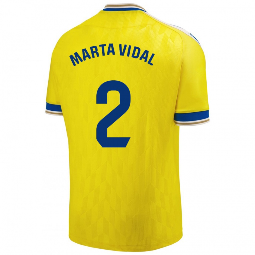 Damen Marta Vidal Vela #2 Gelb Heimtrikot Trikot 2023/24 T-Shirt Österreich