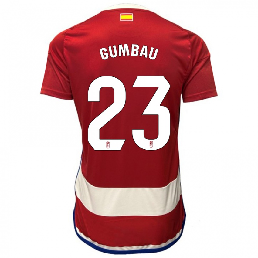 Damen Gerard Gumbau #23 Rot Heimtrikot Trikot 2023/24 T-Shirt Österreich