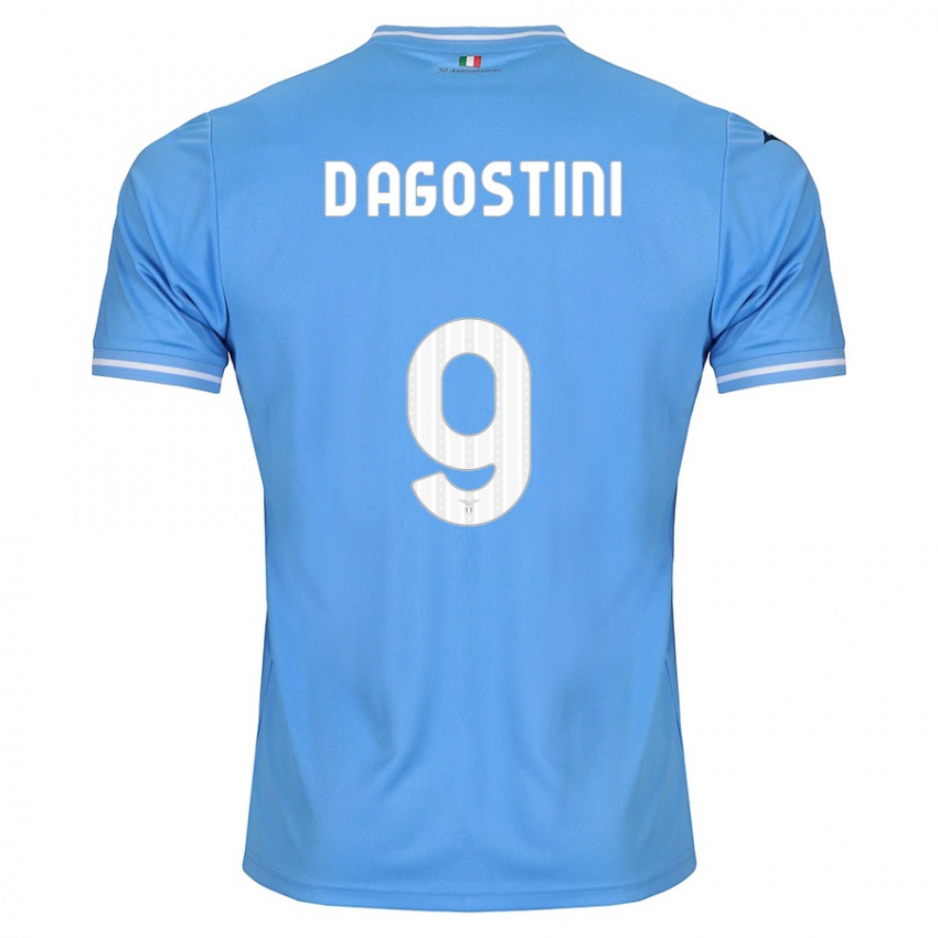 Damen Lorenzo D'agostini #9 Blau Heimtrikot Trikot 2023/24 T-Shirt Österreich