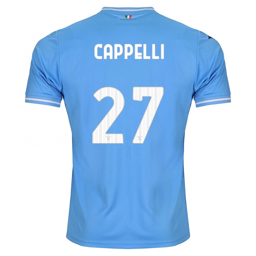 Damen Tommaso Cappelli #27 Blau Heimtrikot Trikot 2023/24 T-Shirt Österreich
