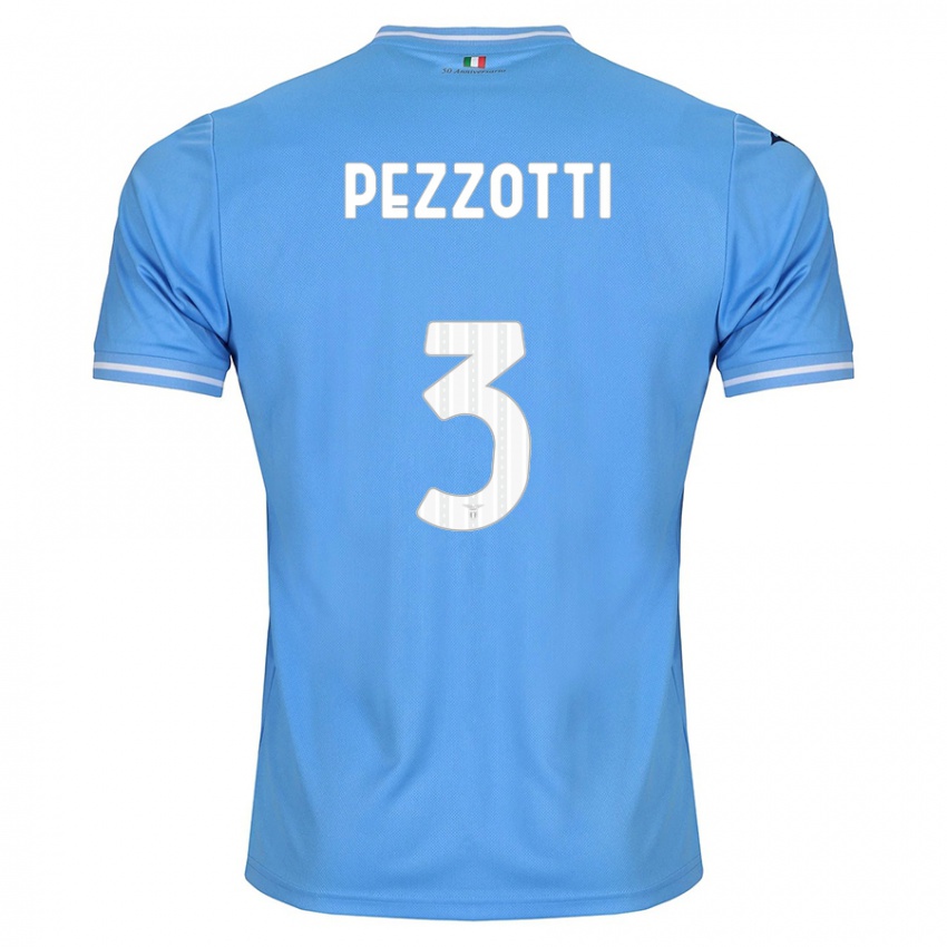 Damen Arianna Pezzotti #3 Blau Heimtrikot Trikot 2023/24 T-Shirt Österreich
