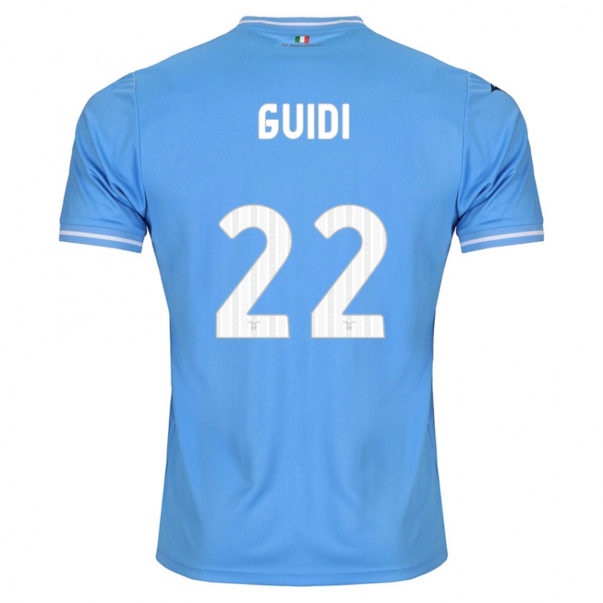 Damen Emma Guidi #22 Blau Heimtrikot Trikot 2023/24 T-Shirt Österreich