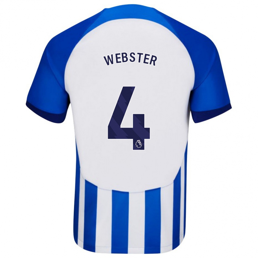 Damen Adam Webster #4 Blau Heimtrikot Trikot 2023/24 T-Shirt Österreich