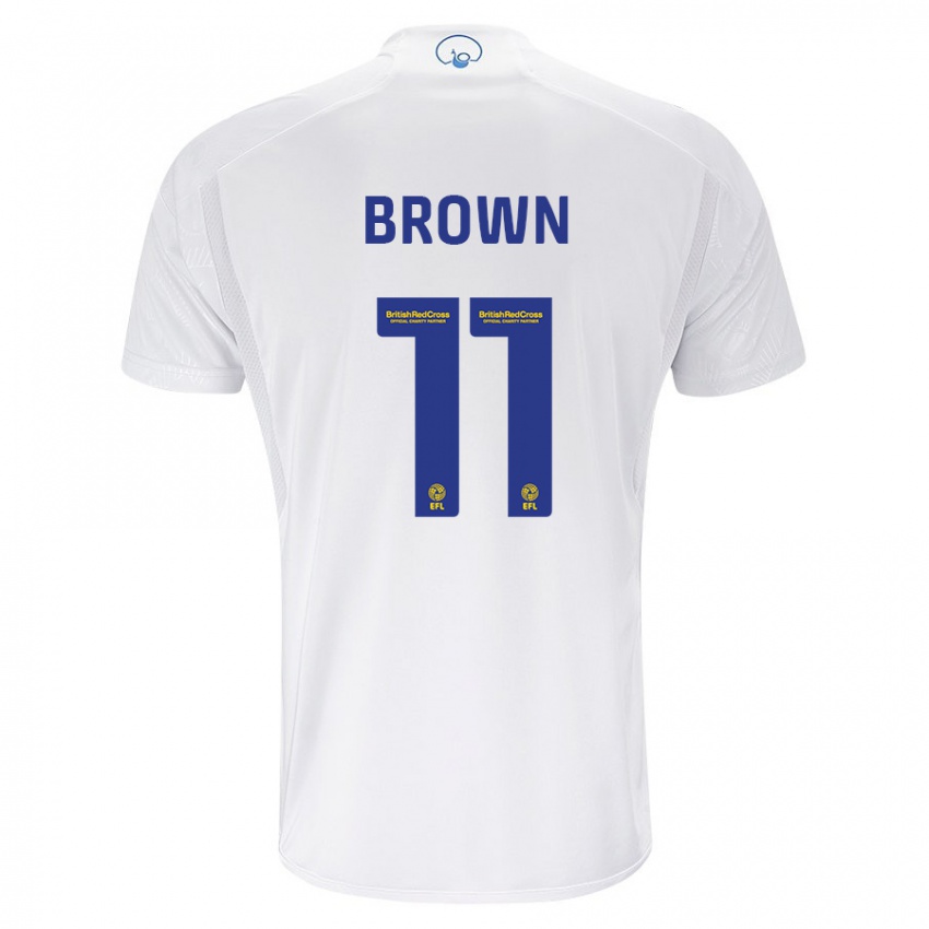 Damen Abbie Brown #11 Weiß Heimtrikot Trikot 2023/24 T-Shirt Österreich