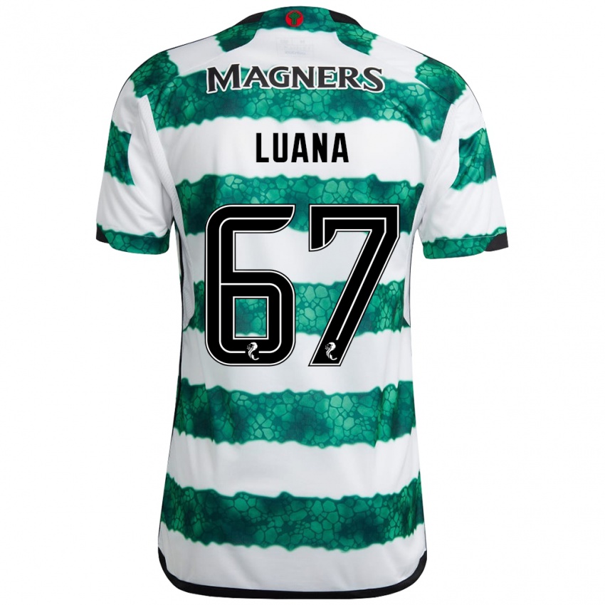 Damen Luana Muñoz #67 Grün Heimtrikot Trikot 2023/24 T-Shirt Österreich