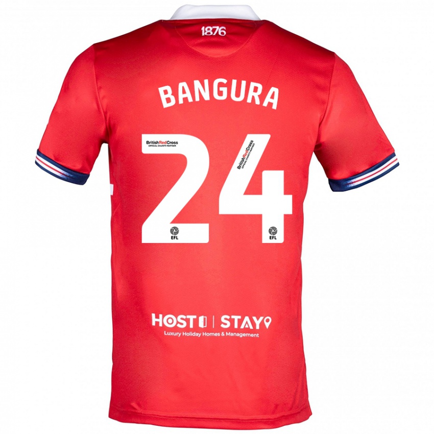 Damen Alex Bangura #24 Rot Heimtrikot Trikot 2023/24 T-Shirt Österreich