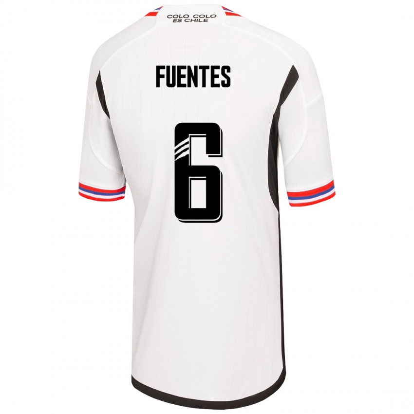 Damen César Fuentes #6 Weiß Heimtrikot Trikot 2023/24 T-Shirt Österreich