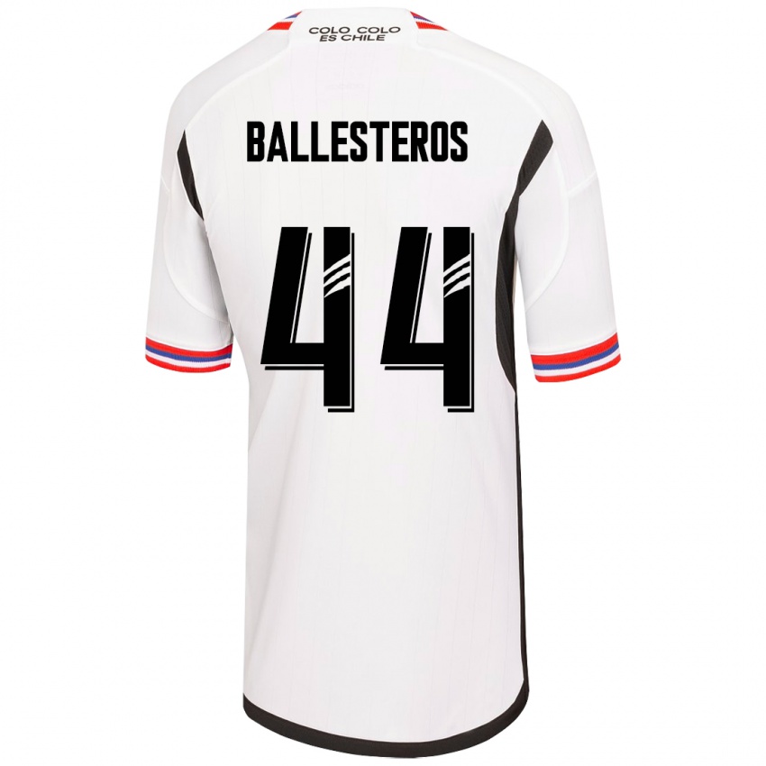 Damen Martín Ballesteros #44 Weiß Heimtrikot Trikot 2023/24 T-Shirt Österreich