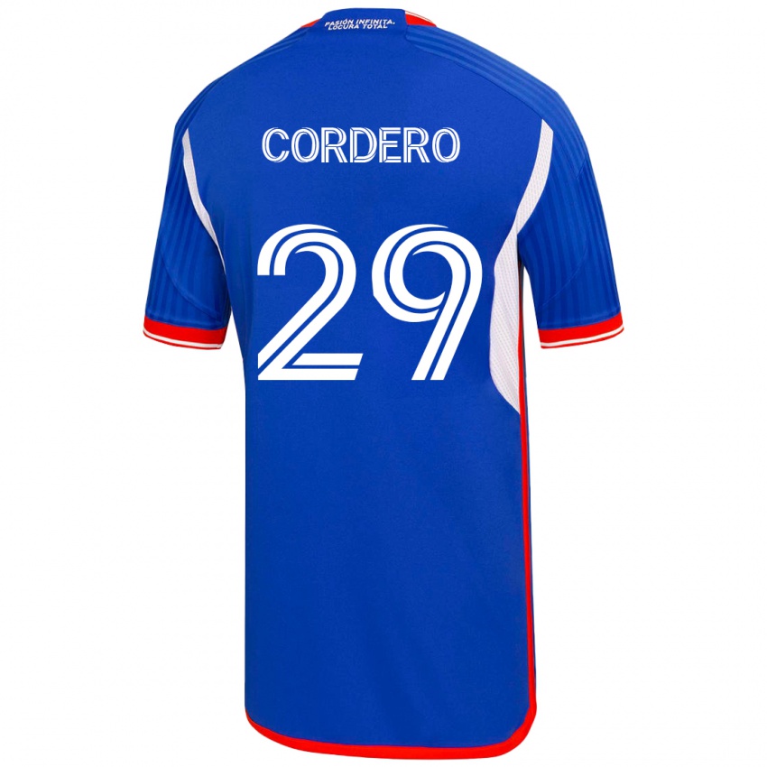 Damen Renato Cordero #29 Blau Heimtrikot Trikot 2023/24 T-Shirt Österreich