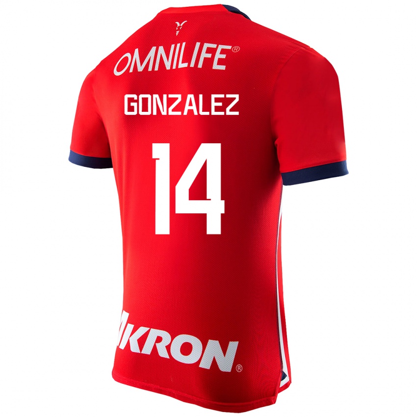 Damen Ivonne González #14 Rot Heimtrikot Trikot 2023/24 T-Shirt Österreich
