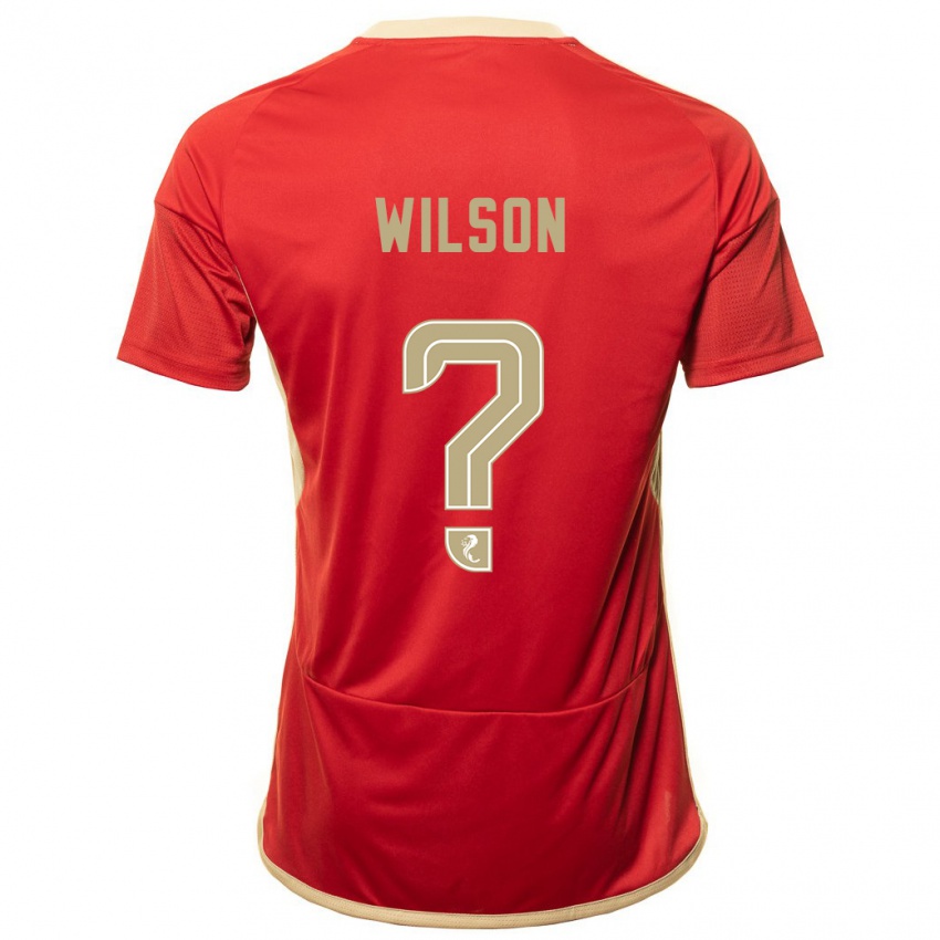 Damen Cameron Wilson #0 Rot Heimtrikot Trikot 2023/24 T-Shirt Österreich