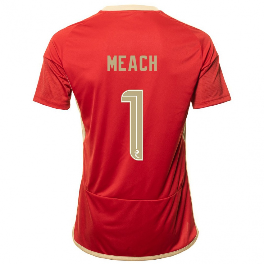 Damen Aaliyah-Jay Meach #1 Rot Heimtrikot Trikot 2023/24 T-Shirt Österreich
