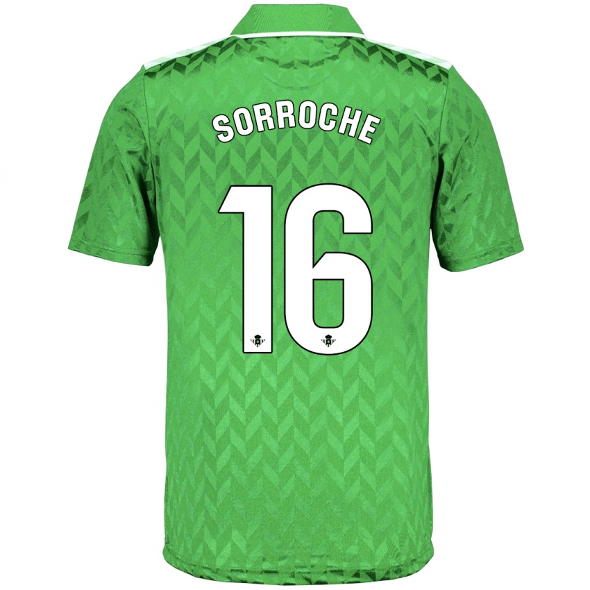 Damen Ginés Sorroche #16 Grün Auswärtstrikot Trikot 2023/24 T-Shirt Österreich