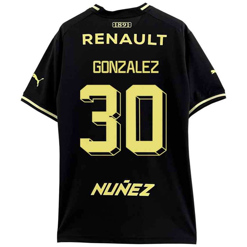 Damen Ángel González #30 Schwarz Auswärtstrikot Trikot 2023/24 T-Shirt Österreich