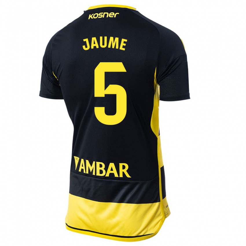 Damen Jaume Grau #5 Schwarz Gelb Auswärtstrikot Trikot 2023/24 T-Shirt Österreich