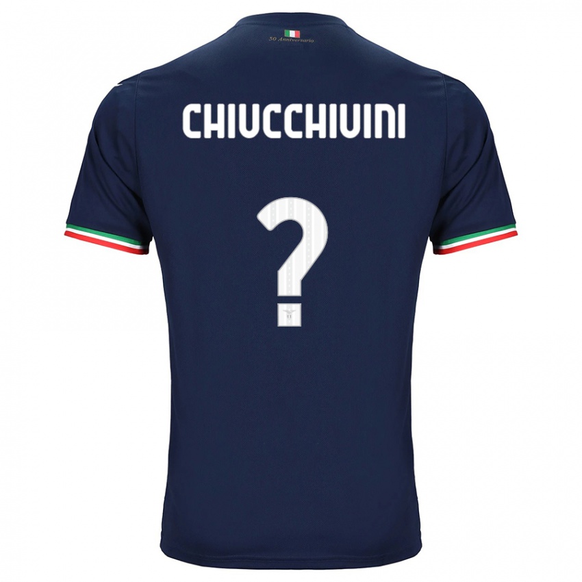 Damen Lorenzo Chiucchiuini #0 Marine Auswärtstrikot Trikot 2023/24 T-Shirt Österreich