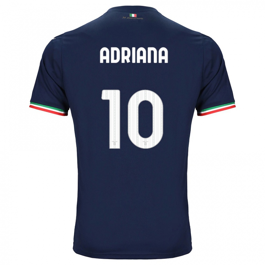 Damen Adriana Martín Santamaría #10 Marine Auswärtstrikot Trikot 2023/24 T-Shirt Österreich